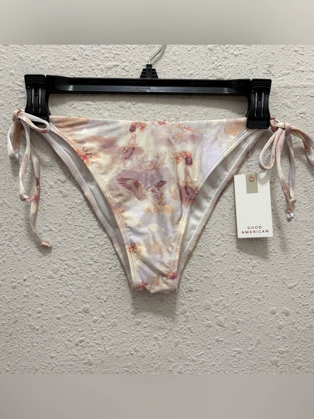 Good American SAMPLE PIECE Angel in Clouds Tie Side Bikini Bottoms
